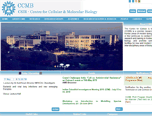 Tablet Screenshot of ccmb.res.in